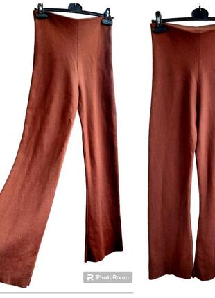 Cos трикотажные брюки из смесовой шерсти мериноса8 фото