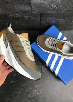 Кросівки adidas sharks коричневі6 фото