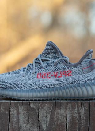 Мужские кроссовки adidas yeezy boost 350 v2 grey 40-41-42-43-44-457 фото