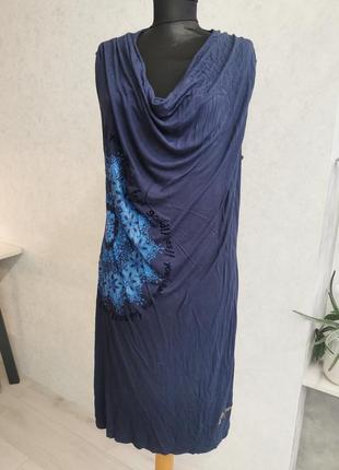 Сукня з віскози з малюнком мандали4 фото