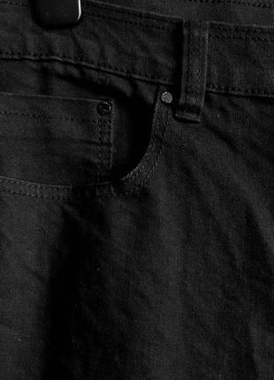 Черные качественные женские широкие джинсы деним хлопок большого размера 36 54 3xl simple be котон4 фото