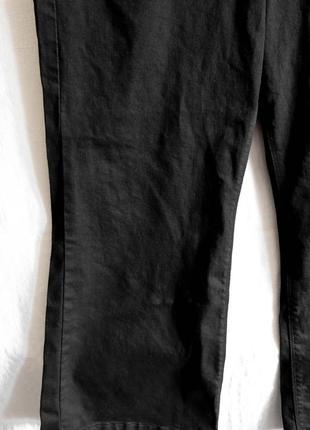 Черные качественные женские широкие джинсы деним хлопок большого размера 36 54 3xl simple be котон5 фото