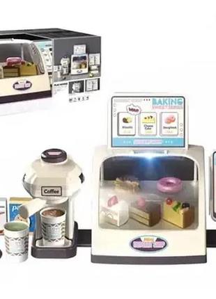 Ігровий магазин солодощів з кавомашиною ,вітрина з солодощами mw 1182