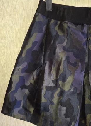Pinko новая люксовая юбка хаки милитари кэжуэл5 фото