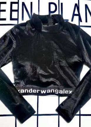 Костюм alexander wang велюровый черный lux3 фото