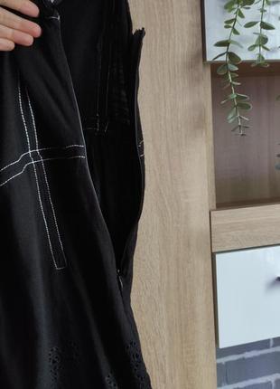 Zara летний ромпер, комбинезон из прошвы, коротенькие шортики,8 фото
