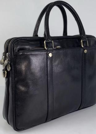 Шкіряна сумка сумка з натуральної шкіри італія портфель сумка під ноутбук шкіряна сумка