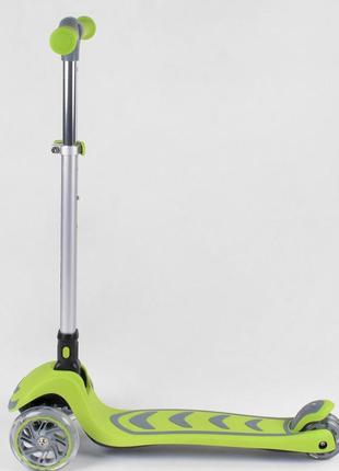 Самокат трехколесный best scooter, сложный алюминиевый руль7 фото