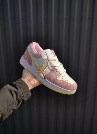 Жіночі кросівки nike air jordan retro 1 low multicolor10 фото