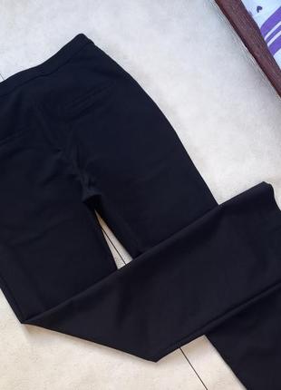 Черные брендовые штаны брюки клеш с высокой талией на высокий рост h&m, 40 pазмер.2 фото