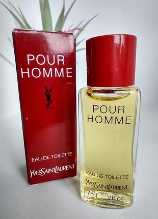 Yves saint laurent pour homme yves saint laurent миниатюра винтаж 7мл2 фото