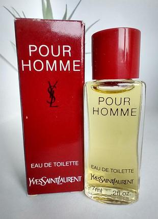 Yves saint laurent pour homme yves saint laurent миниатюра винтаж 7мл3 фото