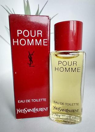 Yves saint laurent pour homme yves saint laurent миниатюра винтаж 7мл6 фото