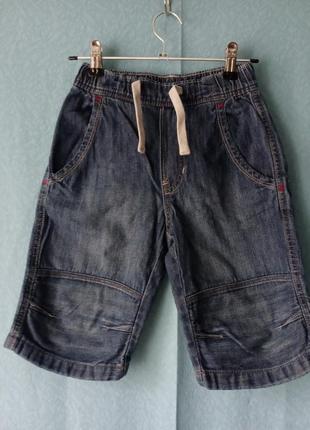 Шорти подовжені джинсові h&m 5-6/116