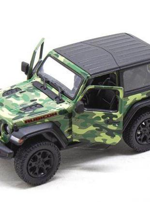 Машинка kinsmart jeep wrangler, зелений