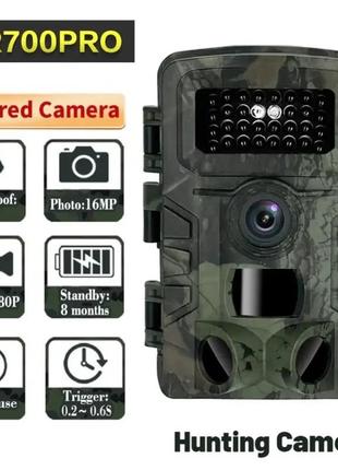 Нагрудная боди камера фотоловушка pr700pro охотничья камера p66 12mp с экраном и ночным видением
