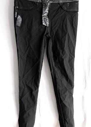 Блестящие модные серебристые женские джинсы брюки holy skinny red herring 12r м 46 стимпанк готика8 фото