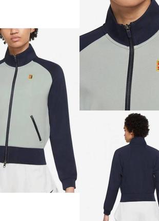 Жіноча тенісна куртка nike court women's full-zip tennis jacket