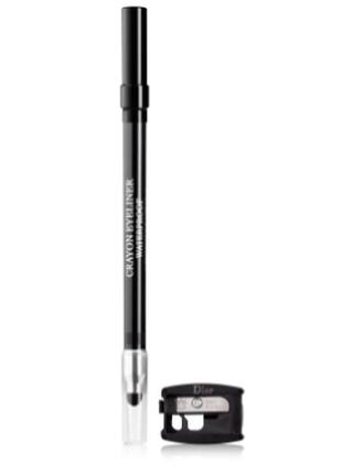 Карандаш для глаз dior crayon eyeliner waterproof 094 - trinidad black (черный)3 фото