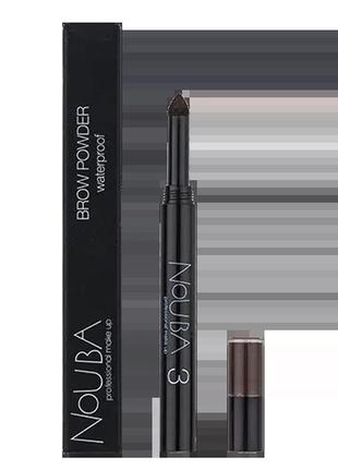 Тіні для брів nouba brow powder waterproof 03 — medium brown (середній коричневий)