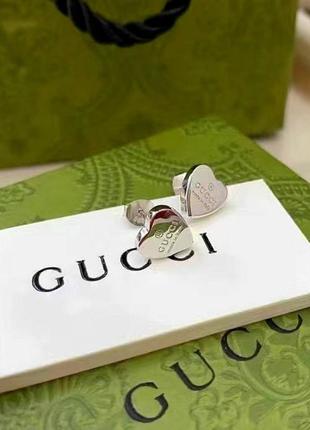 Серьги в стиле gucci