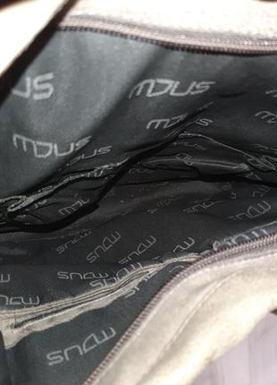 Шкіряна брутальна сумка  дорогого італійського бренду mjus5 фото