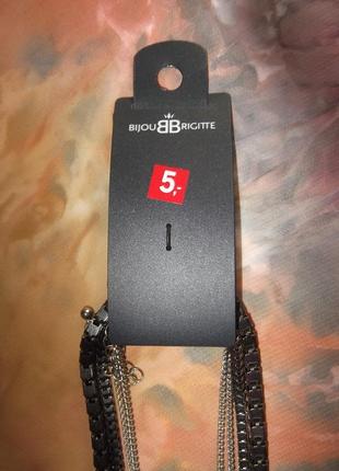 Ожерелье с 4 цепочек bijou brigitte6 фото
