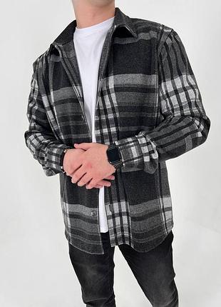 Теплая кашемировая рубашка