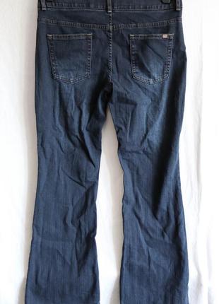 Синие женские джинсы клеш хлопок котон брендовые размер м 46 marks&spencer m&s2 фото