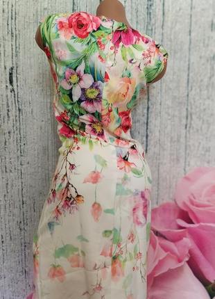 Платье с цветами3 фото