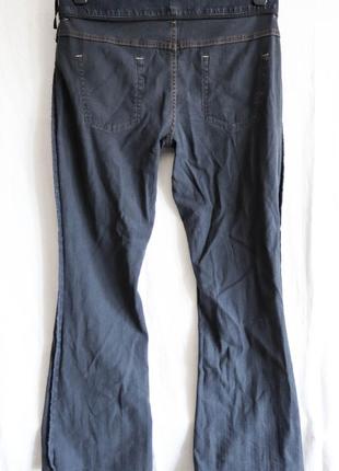 Синие женские джинсы клеш хлопок котон брендовые размер м 46 marks&spencer m&s4 фото