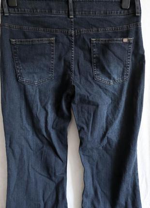 Синие женские джинсы клеш хлопок котон брендовые размер м 46 marks&spencer m&s7 фото