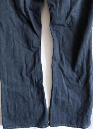 Синие женские джинсы клеш хлопок котон брендовые размер м 46 marks&spencer m&s8 фото