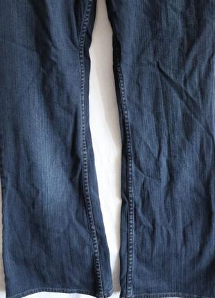 Синие женские джинсы клеш хлопок котон брендовые размер м 46 marks&spencer m&s10 фото
