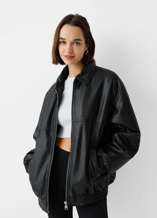 Куртка-дед оверсайз bershka