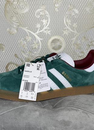 Adidas gazelle shoes green 100% ориг2 фото