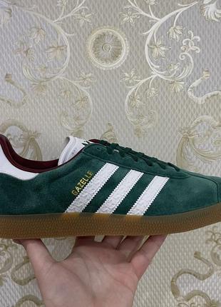 Adidas gazelle shoes green 100% ориг9 фото