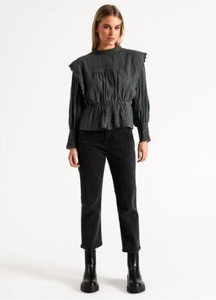 Piper блуза люкс бренд в виде zimmerman, sezane кружевная, стиль винтаж, ажурная блуза, обьемные рукава, рубашка6 фото