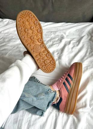 Кросівки adidas gazelle bold pink glow10 фото