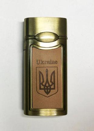 Турбо-запальничка кишенькова україна 66816, вітрозахисна запальничка, подарункові запальнички5 фото