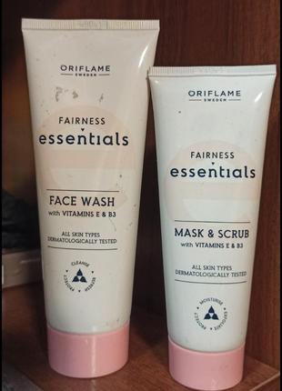 Набір для обличчя засіб для очищення,маска/скраб уцінка