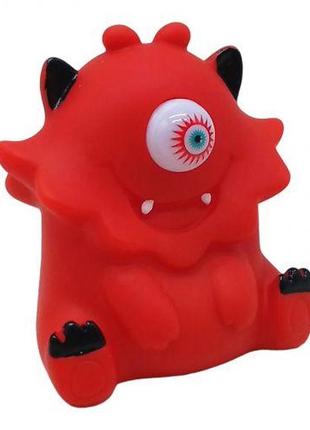 Іграшка-антистрес "popping eyes: монстрик" (червоний)1 фото