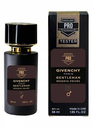 Парфюм gentleman eau de parfum reserve privee tester pro мужской 58 мл2 фото