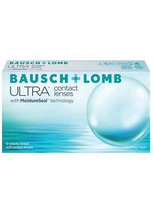 Контактные линзы бауш, bausch+lomb ultra contact lenses -5.00 - 6 шт