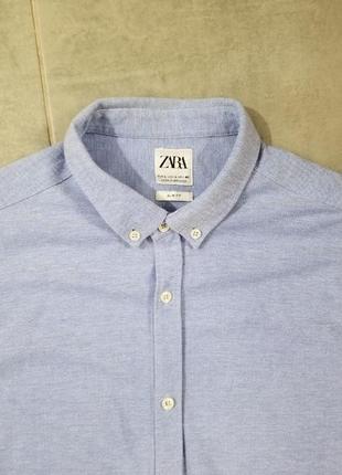 Zara брендова сорочка m l 46 48 slim fit massimo dutti tommy hilfiger