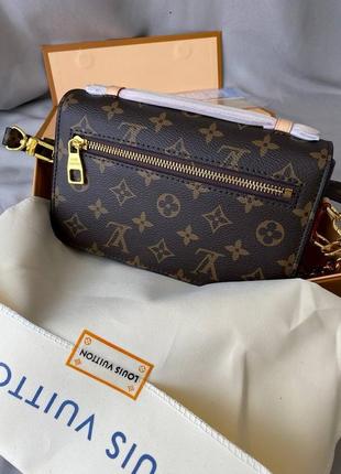 Сумка louis vuitton pochette metis женская луи витон сумочка кожа почет метис8 фото