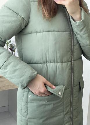 Куртка кольору хакі, базова куртка3 фото