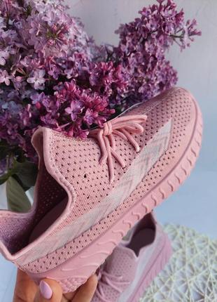 Невероятно классные лёгкие кроссовки/мокасины в пастельно розовом, топ продаж, размер 36-384 фото