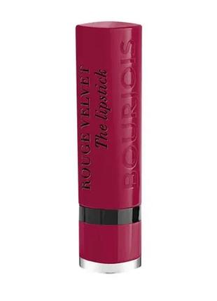 Помада для губ bourjois paris rouge velvet lipstick 21 - grande roux5 фото