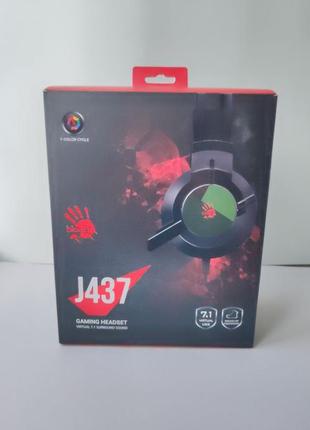 Наушники bloody j437 army green3 фото